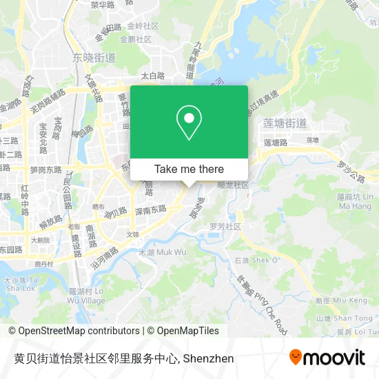 黄贝街道怡景社区邻里服务中心 map