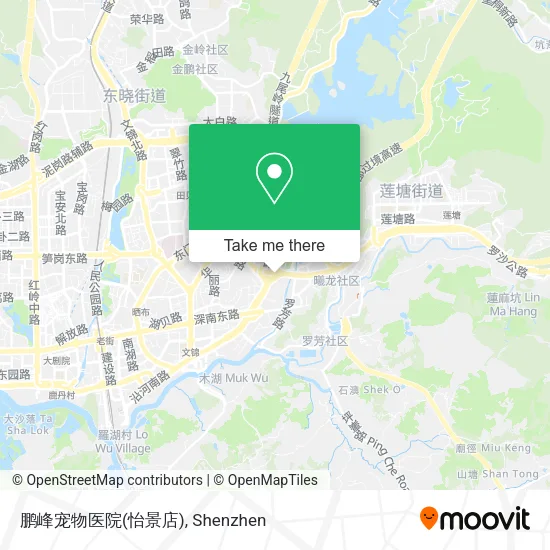 鹏峰宠物医院(怡景店) map