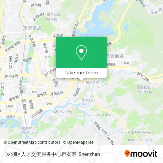 罗湖区人才交流服务中心档案室 map