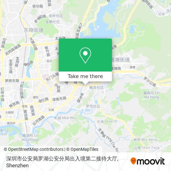 深圳市公安局罗湖公安分局出入境第二接待大厅 map