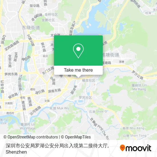 深圳市公安局罗湖公安分局出入境第二接待大厅 map