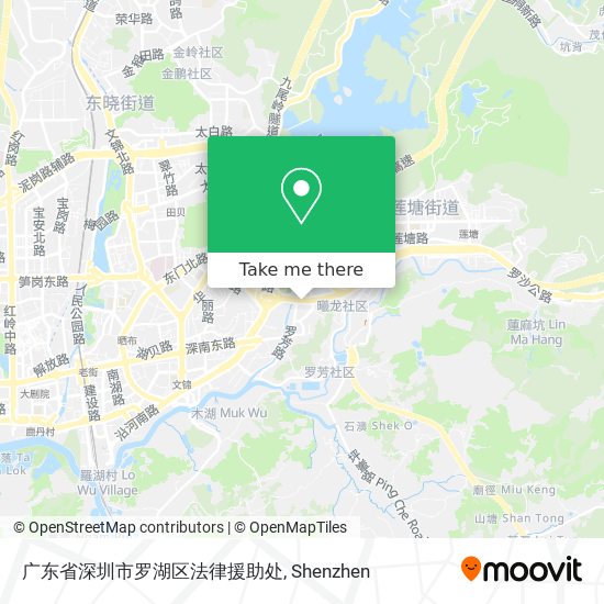 广东省深圳市罗湖区法律援助处 map
