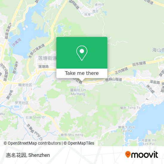 惠名花园 map