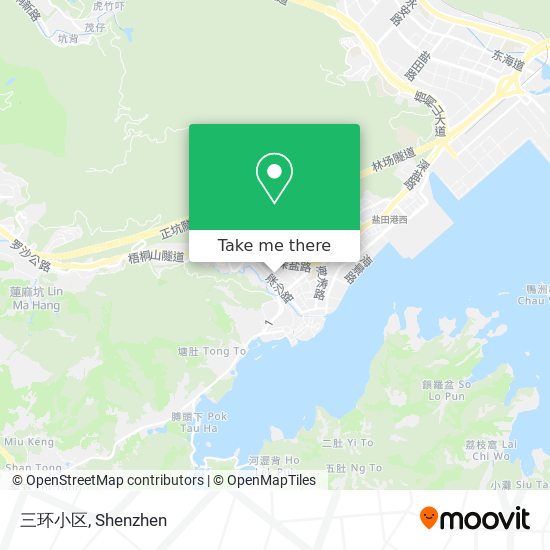三环小区 map