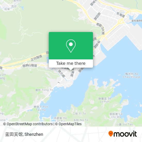 蓝田宾馆 map