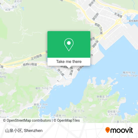山泉小区 map