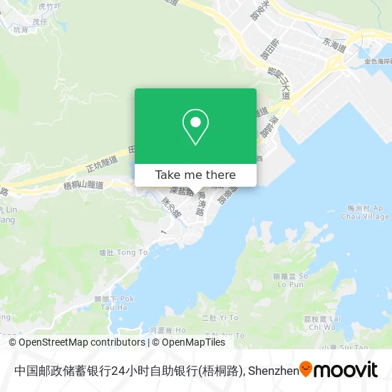 中国邮政储蓄银行24小时自助银行(梧桐路) map