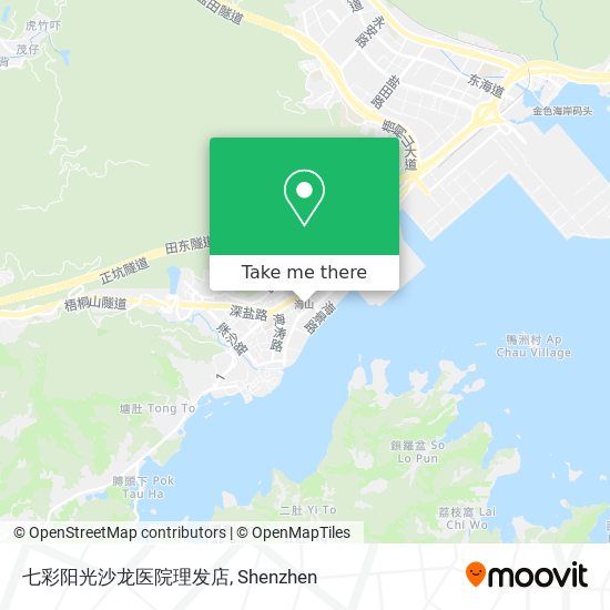 七彩阳光沙龙医院理发店 map