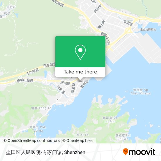 盐田区人民医院-专家门诊 map