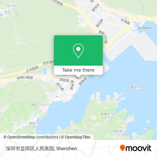 深圳市盐田区人民医院 map