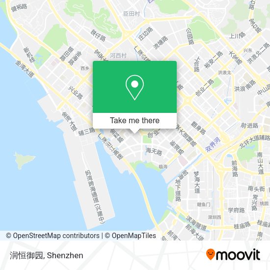 润恒御园 map