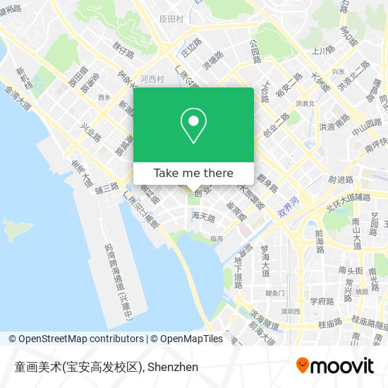童画美术(宝安高发校区) map
