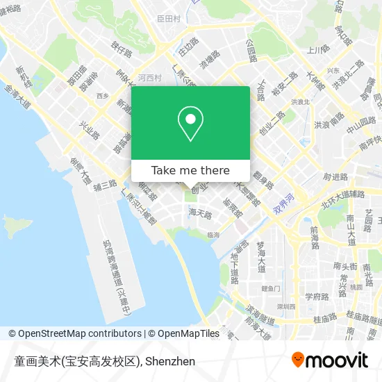 童画美术(宝安高发校区) map
