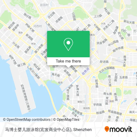 马博士婴儿游泳馆(宏发商业中心店) map