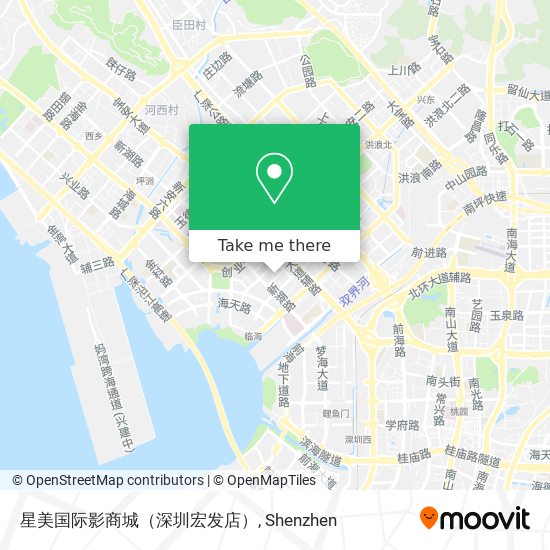 星美国际影商城（深圳宏发店） map