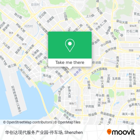 华创达现代服务产业园-停车场 map
