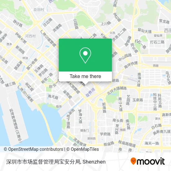 深圳市市场监督管理局宝安分局 map
