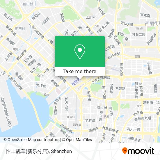 怡丰靓车(新乐分店) map