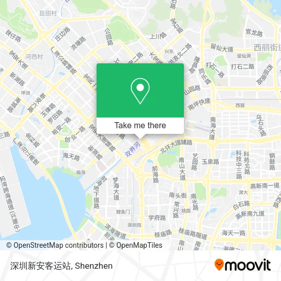 深圳新安客运站 map