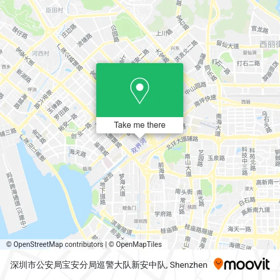深圳市公安局宝安分局巡警大队新安中队 map