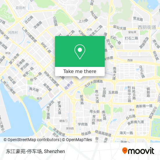 东江豪苑-停车场 map