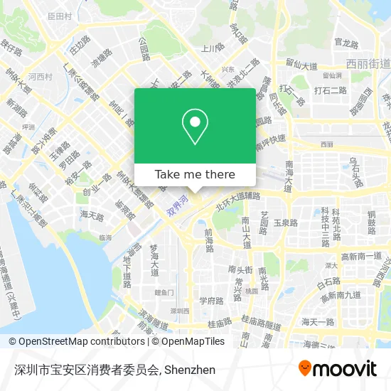 深圳市宝安区消费者委员会 map