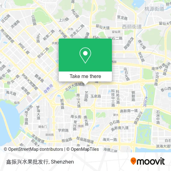 鑫振兴水果批发行 map