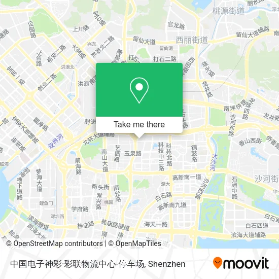 中国电子神彩·彩联物流中心-停车场 map