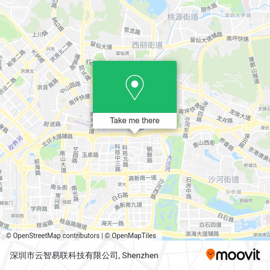 深圳市云智易联科技有限公司 map