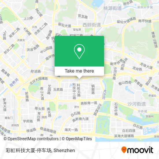 彩虹科技大厦-停车场 map