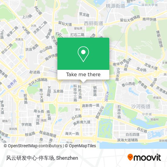 风云研发中心-停车场 map