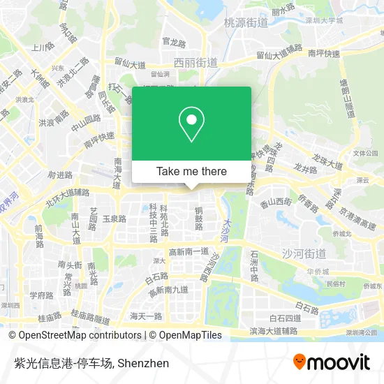 紫光信息港-停车场 map