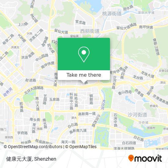 健康元大厦 map
