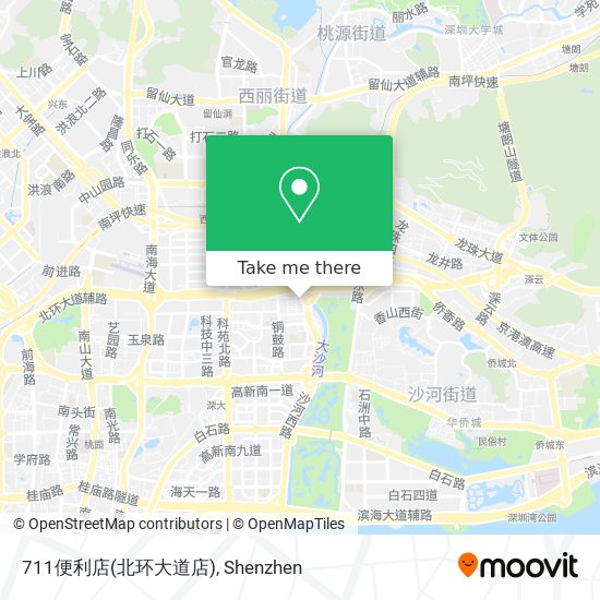 711便利店(北环大道店) map