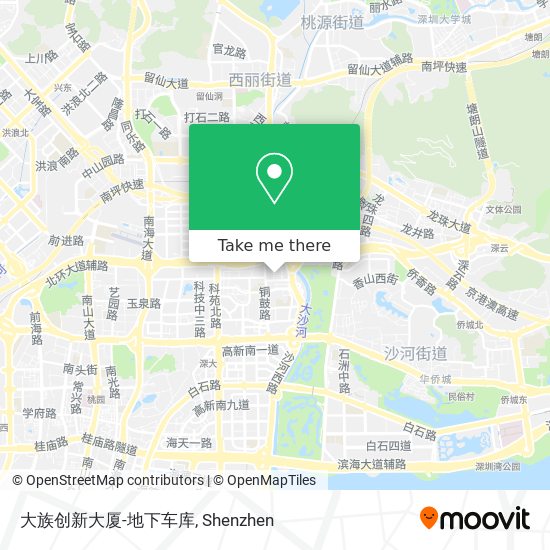大族创新大厦-地下车库 map
