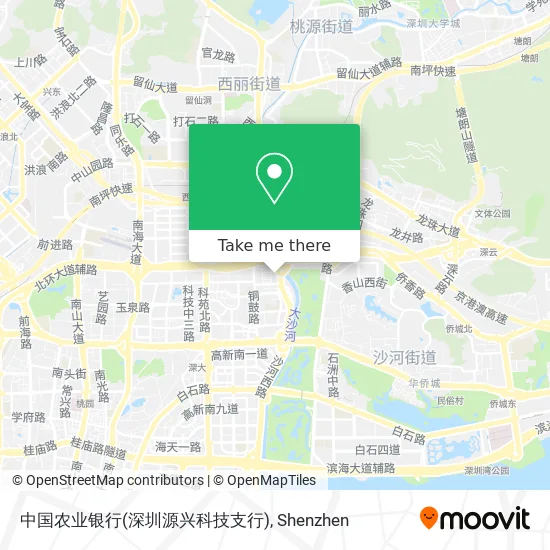 中国农业银行(深圳源兴科技支行) map
