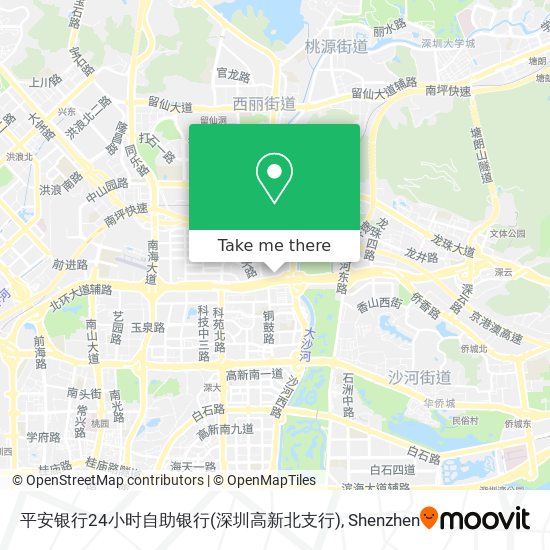 平安银行24小时自助银行(深圳高新北支行) map