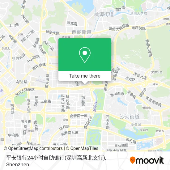 平安银行24小时自助银行(深圳高新北支行) map