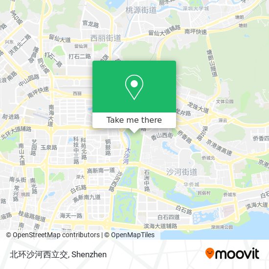 北环沙河西立交 map