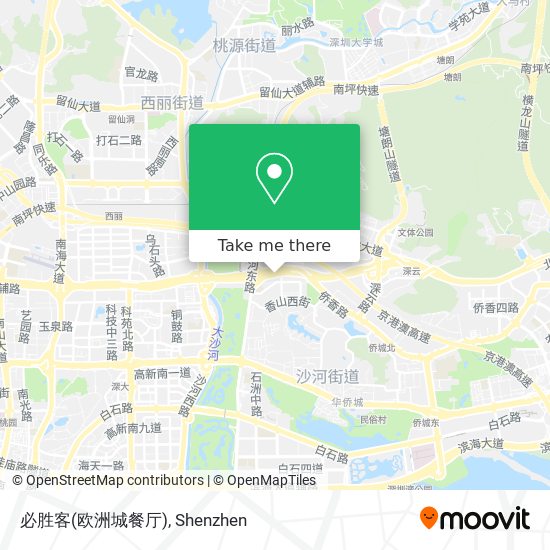必胜客(欧洲城餐厅) map