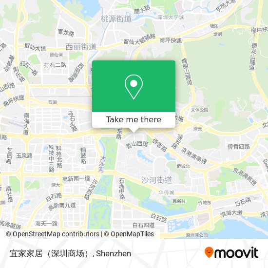 宜家家居（深圳商场） map