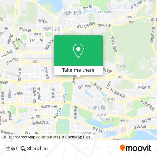生命广场 map