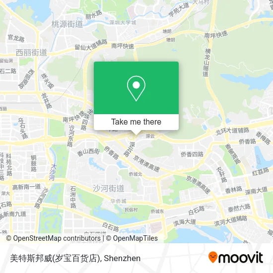 美特斯邦威(岁宝百货店) map
