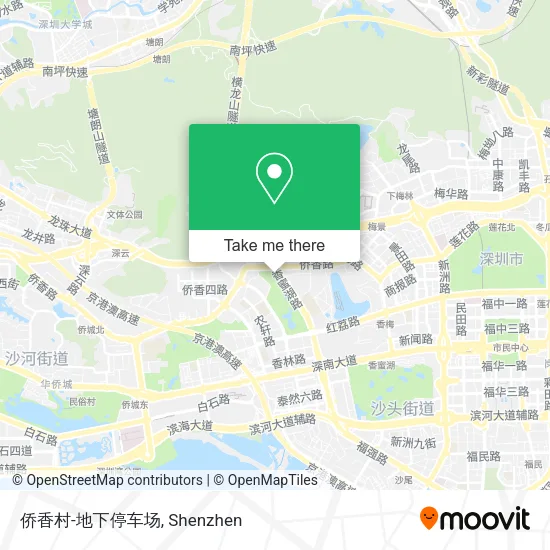 侨香村-地下停车场 map