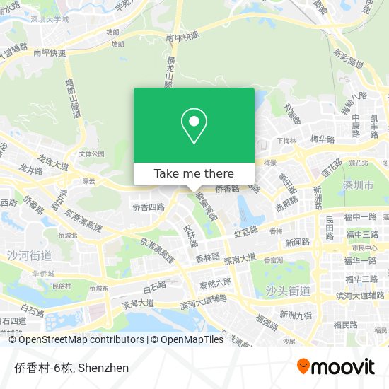 侨香村-6栋 map