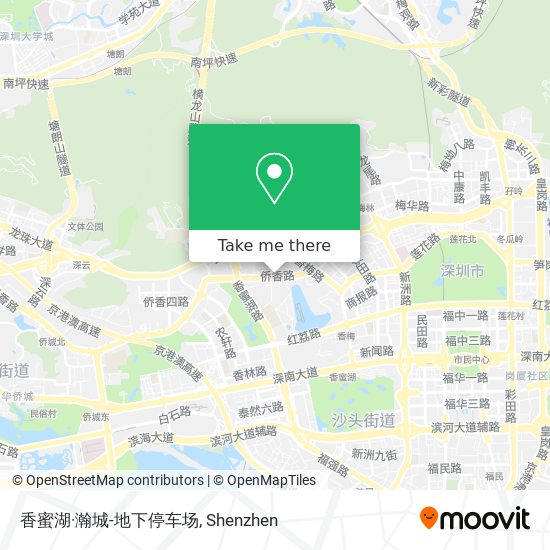 香蜜湖·瀚城-地下停车场 map