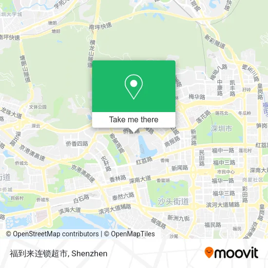 福到来连锁超市 map