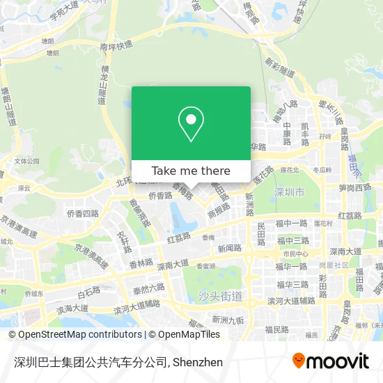 深圳巴士集团公共汽车分公司 map