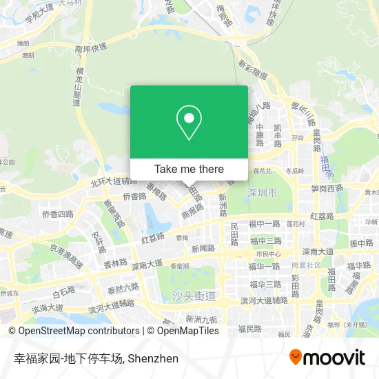 幸福家园-地下停车场 map