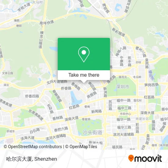 哈尔滨大厦 map